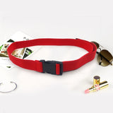 Fashion Black Canvas Belt for Women Casual Female Waist Belts with Plastic Buckle Harajuku Solid Color Long Belts ceinture femme