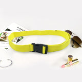 Fashion Black Canvas Belt for Women Casual Female Waist Belts with Plastic Buckle Harajuku Solid Color Long Belts ceinture femme