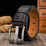 [LFMB]belt male leather belt men strap male genuine leather luxury pin buckle belts for men belt Cummerbunds ceinture homme