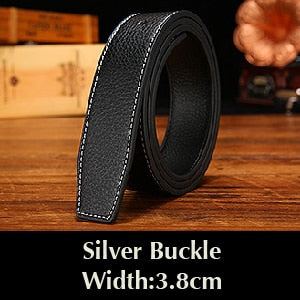 Luxury Designer Brand H Belt High Quality Classic H Buckle Real Genuine Leather Men Women Belt
