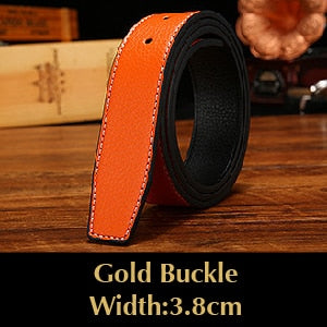 Luxury Designer Brand H Belt High Quality Classic H Buckle Real Genuine Leather Men Women Belt