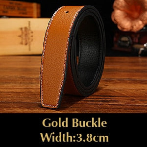 Luxury Designer Brand H Belt High Quality Classic H Buckle Real Genuine Leather Men Women Belt