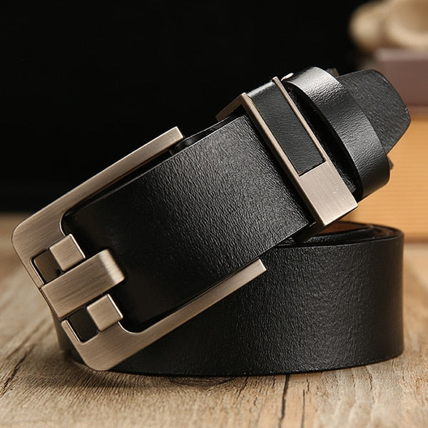 [LFMB]belt male leather belt men strap male genuine leather luxury pin buckle belts for men belt Cummerbunds ceinture homme